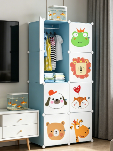 Children's Modular Wardrobe, 8 Units, 140x70 cm